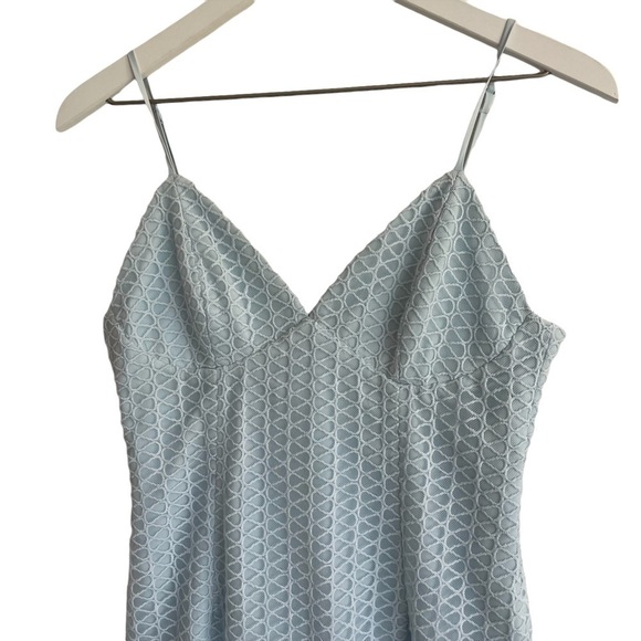 Bardot Neptune Fishtail Hem Lace Bodycon Dress, Light Blue, Size 6 - Picture 3 of 11